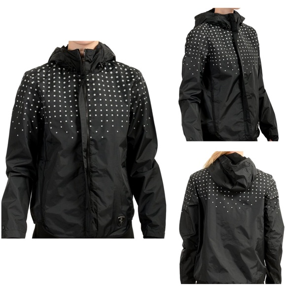 Scuderia Ferrari Women's Blue "Water Resistant" Windbreaker Jacket US XS - Picture 16 of 16